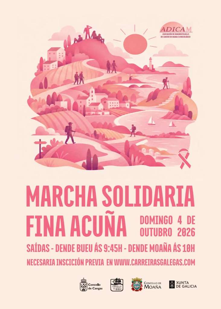 Andaina Marcha Fina Acuña (2026) en Cangas de Morrazo
