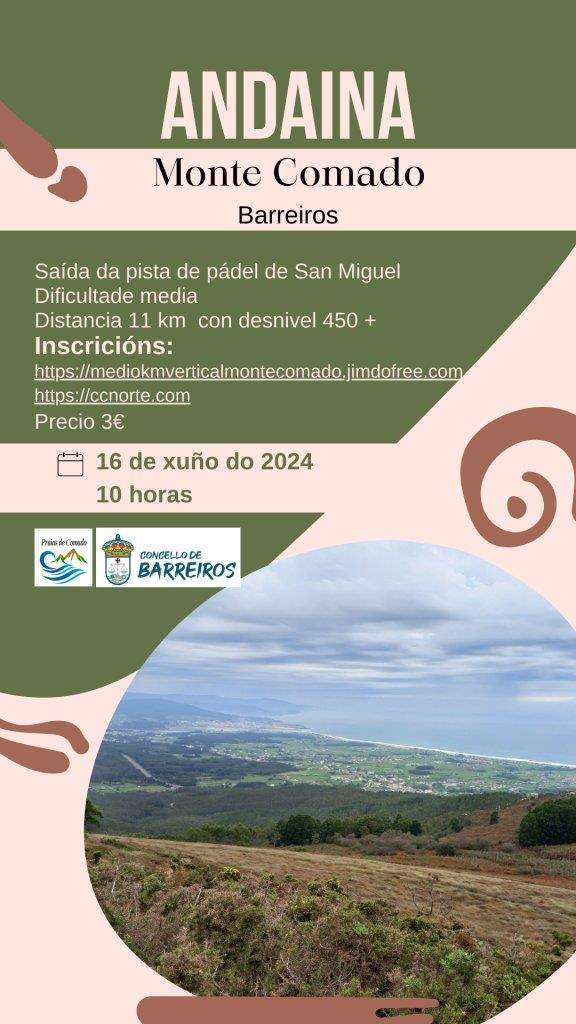Andaina Monte Comado en Barreiros