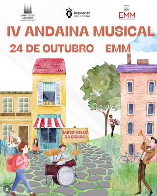 Fechas, información, programa, cartel, imágenes, mapa y ubicación de IV Andaina Musical (2026)  en  Santiago de Compostela