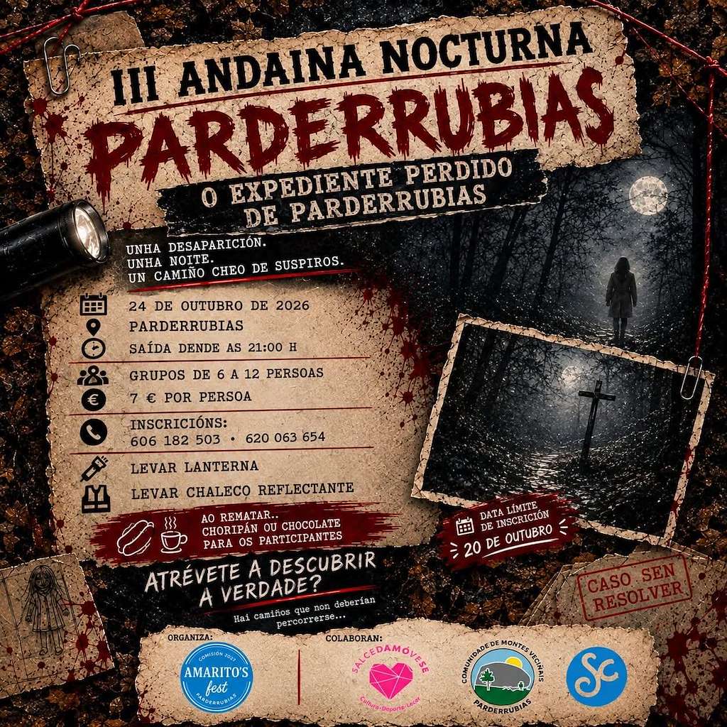 III Andaina Nocturna de Parderrubias (2026) en Salceda de Caselas
