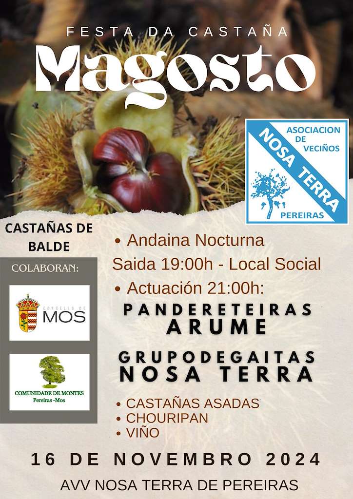Andaina Nocturna e Magosto de Pereiras en Mos