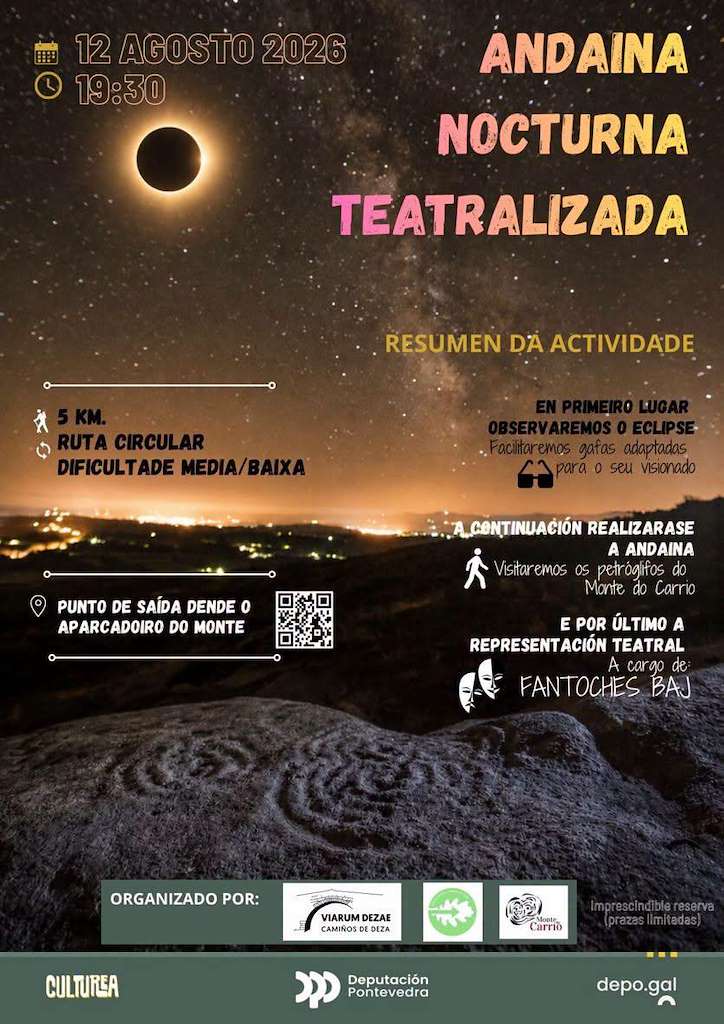 Andaina Nocturna Teatralizada - Eclipse Solar (2026) en Lalín