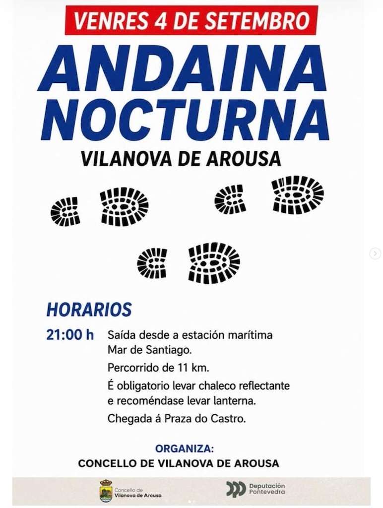 Andaina Nocturna  (2026) en Vilanova de Arousa