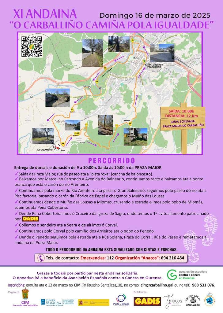 XI Andaina O Carballiño Camiña Pola Igualdade