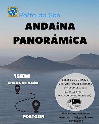 Fechas, información, programa, cartel, imágenes, mapa y ubicación de Andaina Panorámica (2026)  en  O Porto do Son