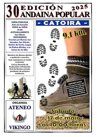 Fechas, información, programa, cartel, imágenes, mapa y ubicación de XXX Andaina Popular   en  Catoira