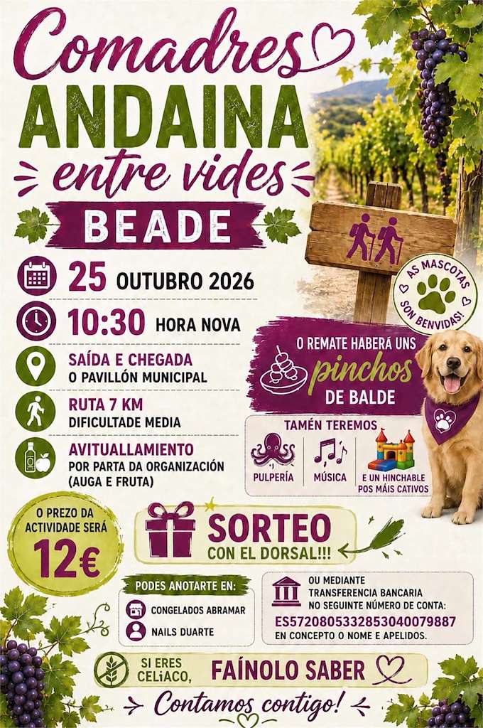 Andaina Popular das Comadres do Ribeiro (2026) en Beade