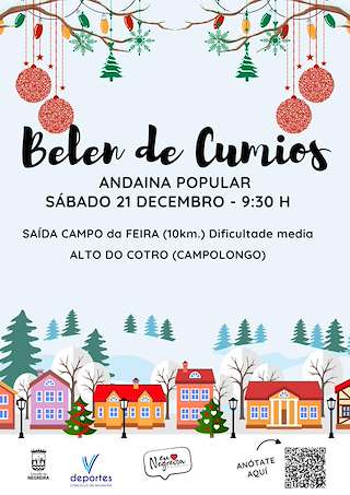 Fechas, información, programa, cartel, imágenes, mapa y ubicación de Andaina Popular do Belén de Cumios  en  Negreira