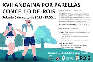 Fechas, información, programa, cartel, imágenes, mapa y ubicación de XVII Andaina por Parellas  en  Rois