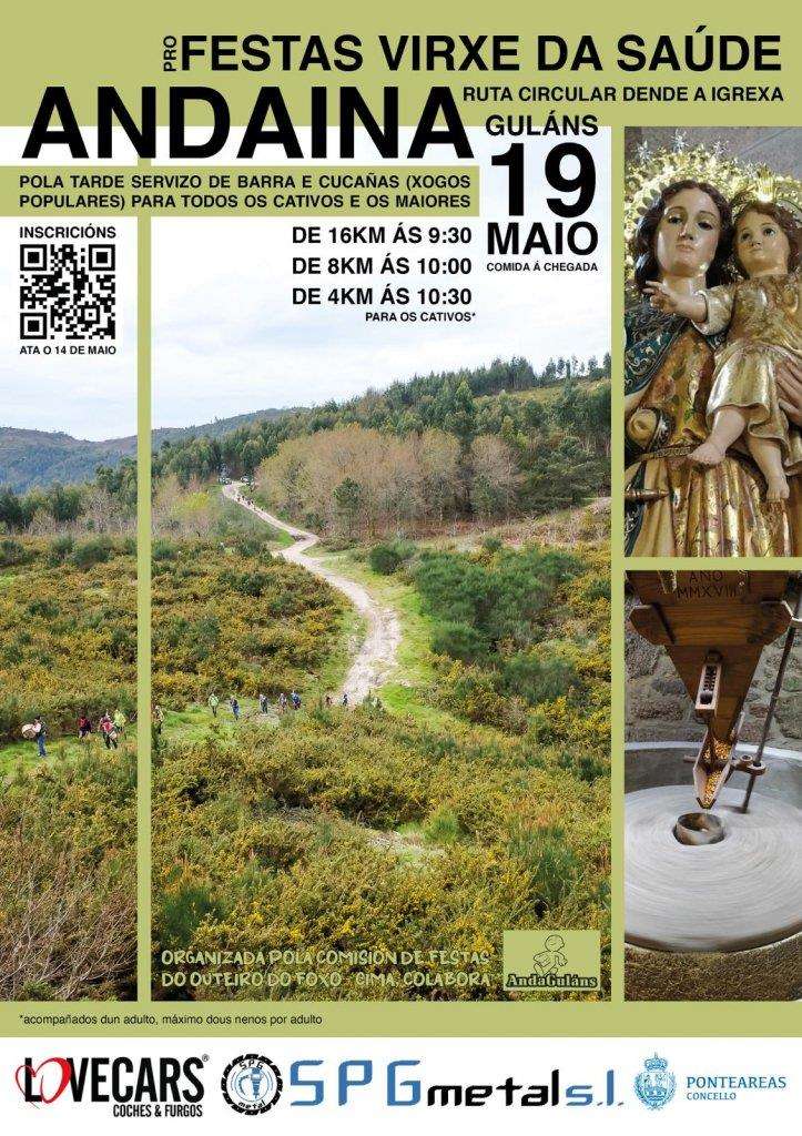 Andaina Pro Festas Virxe da Saúde de Guláns (2024) en Ponteareas