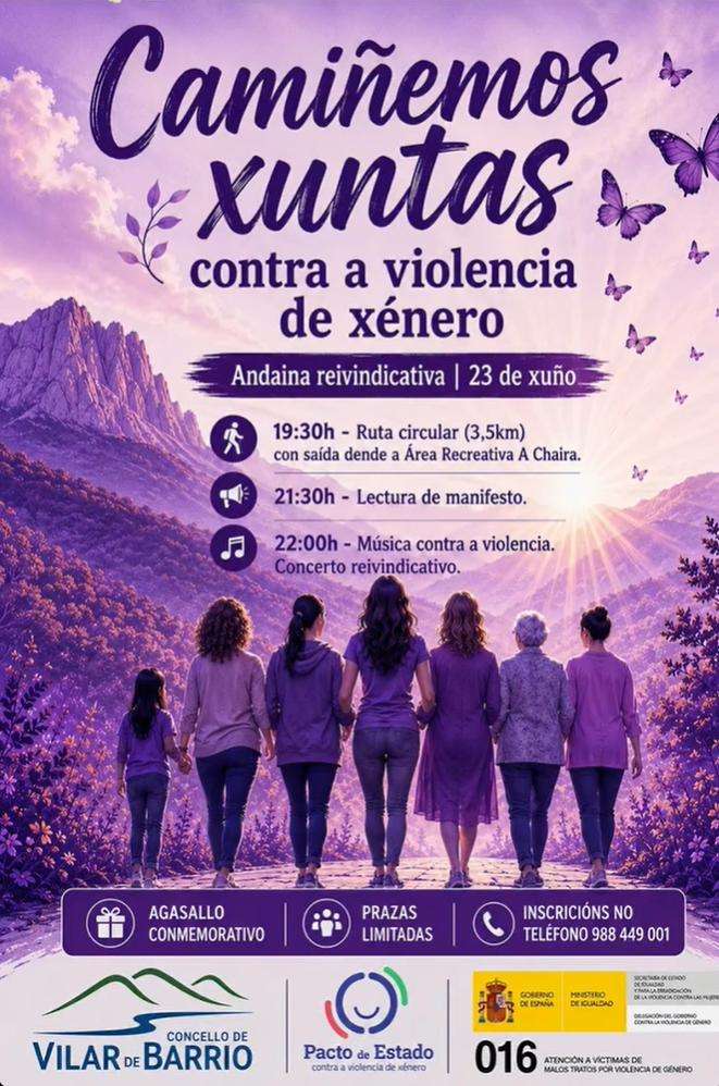 Andaina Reivindicativa Camiñemos Xuntas en Vilar de Barrio