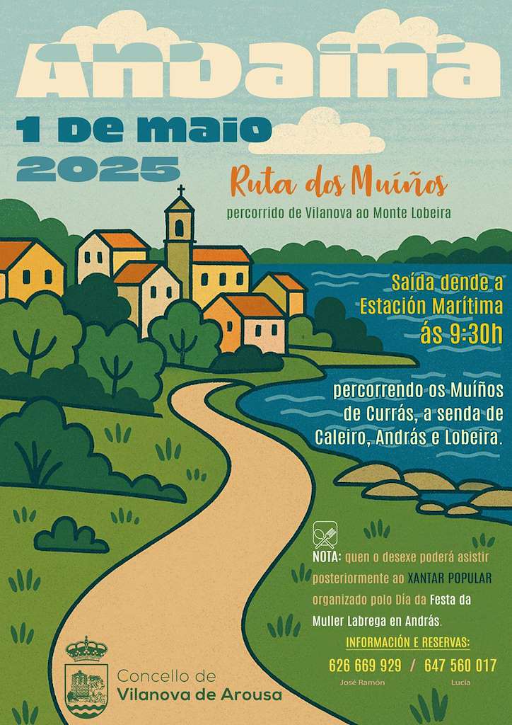 Andaina Ruta dos Muiños (2025) en Vilanova de Arousa