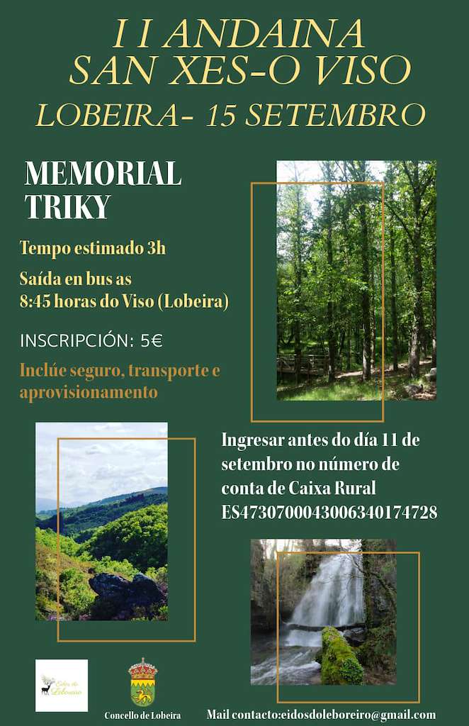 II Andaina San Xes - San Vicente - Memorial Triky en Lobeira