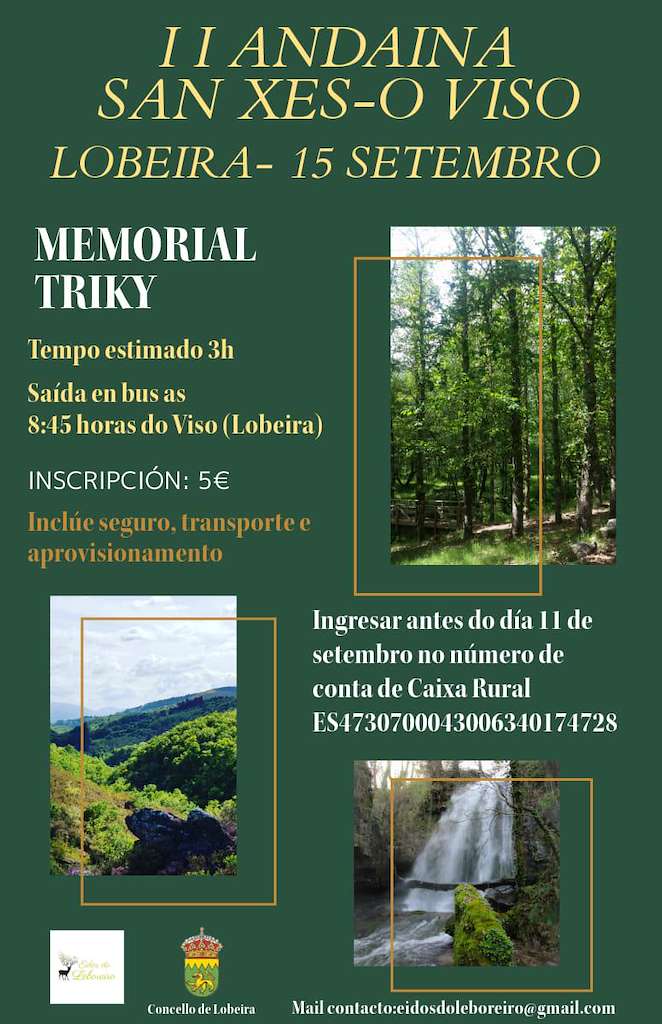 I Andaina San Xes - San Vicente - Memorial Triky en Lobeira