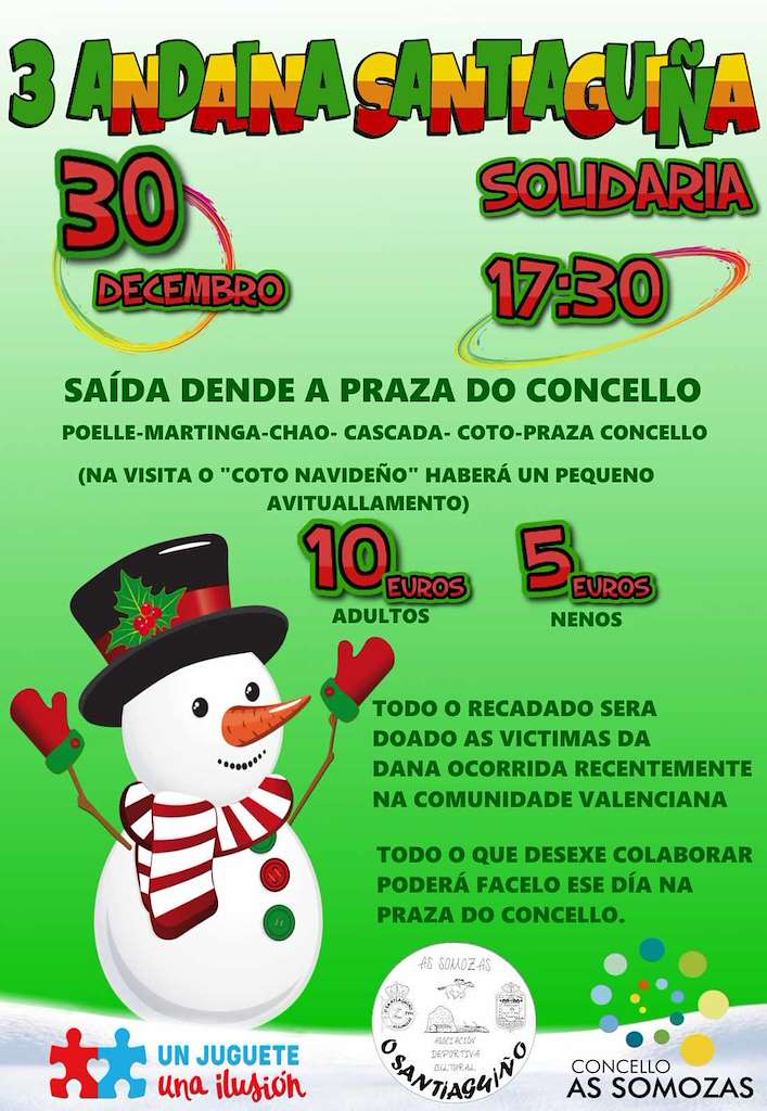 III Andaina Santiaguiña Solidaria - San Silvestre en As Somozas