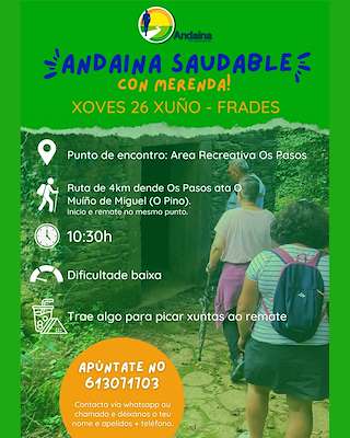 Fechas, información, programa, cartel, imágenes, mapa y ubicación de Andaina Saudable  en  Frades