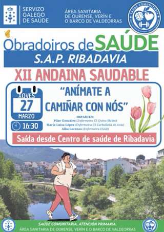 Fechas, información, programa, cartel, imágenes, mapa y ubicación de XII Andaina Saudable  en  Ribadavia