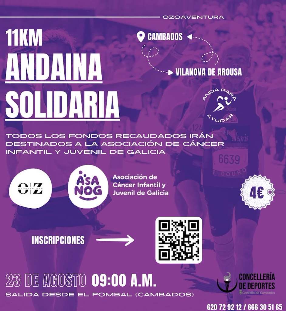 Andaina Solidaria a Favor de Asanog en Cambados