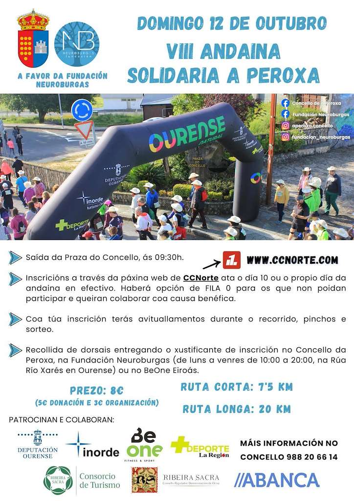 VIII Andaina Solidaria (2025) en A Peroxa