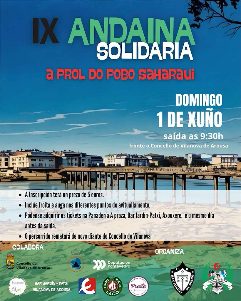 VIII Andaina Solidaria a Prol do Pobo Saharaui en Vilanova de Arousa