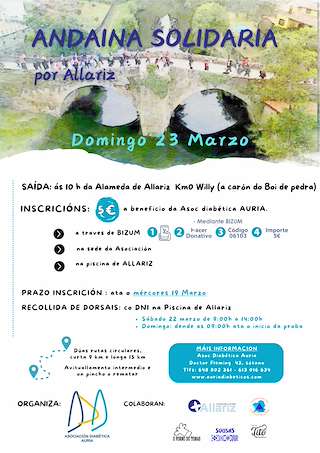 Fechas, información, programa, cartel, imágenes, mapa y ubicación de Andaina Solidaria  en  Allariz
