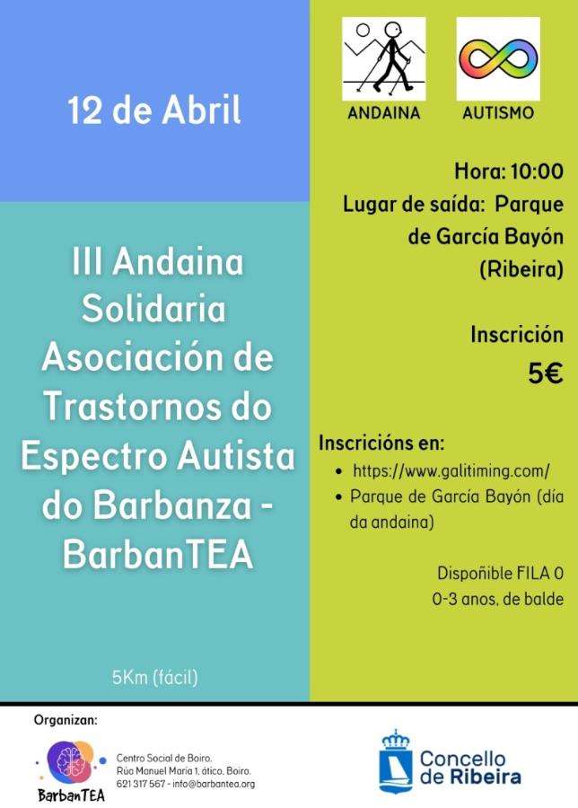 III Andaina Solidaria Asociación de Trastornos do Espectro Autista do Barbanza en Ribeira