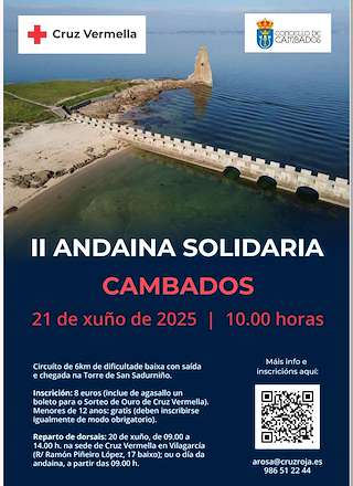 Fechas, información, programa, cartel, imágenes, mapa y ubicación de II Andaina Solidaria  en  Cambados
