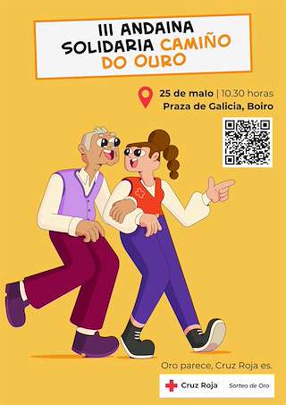 Fechas, información, programa, cartel, imágenes, mapa y ubicación de IV Andaina Solidaria Camiño do Ouro  (2026)  en  Rianxo