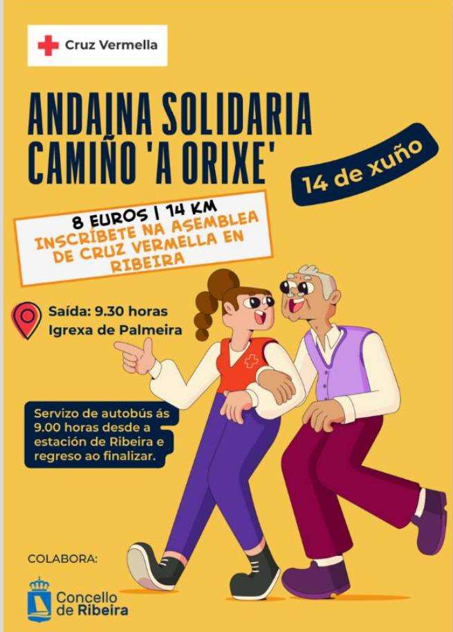 Andaina Solidaria Camino A Orixe en Ribeira