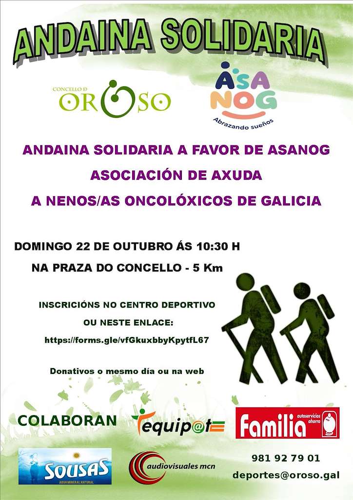 Andaina Solidaria con Asanog en Oroso