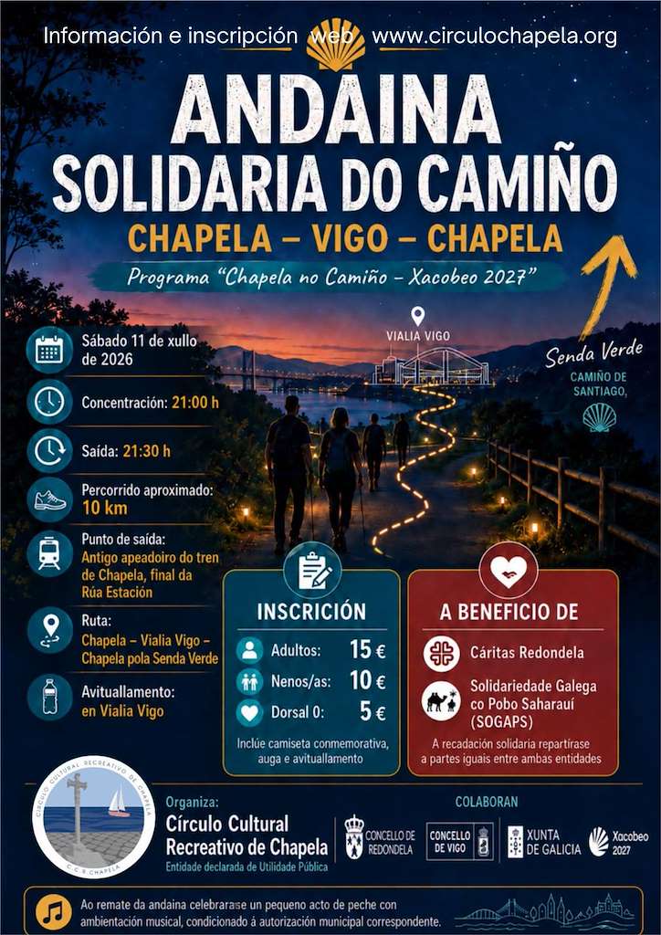 Andaina Solidaria do Camiño (2026) en Redondela