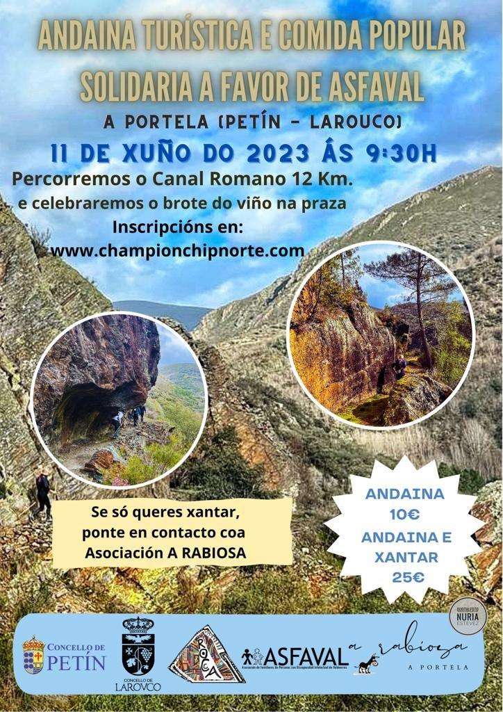 I Andaina Solidaria do Canal Romano a Favor de Asfaval en Petín