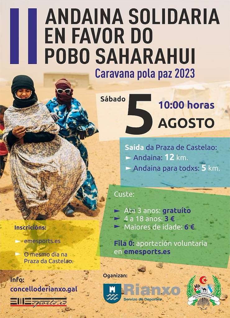 II Andaina Solidaria en Favor do Pobo Saharahui en Rianxo