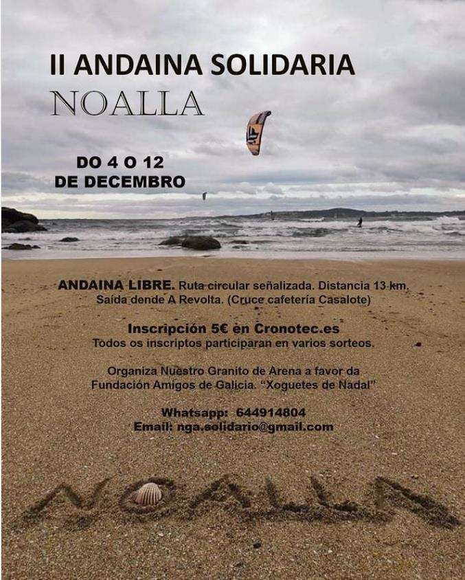 II Andaina Solidaria en Noalla en Sanxenxo