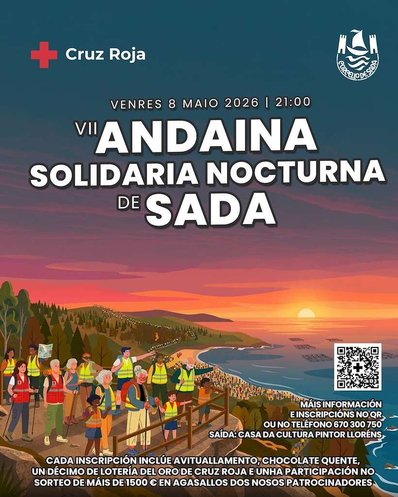 VII Andaina Solidaria Nocturna (2026) en Sada