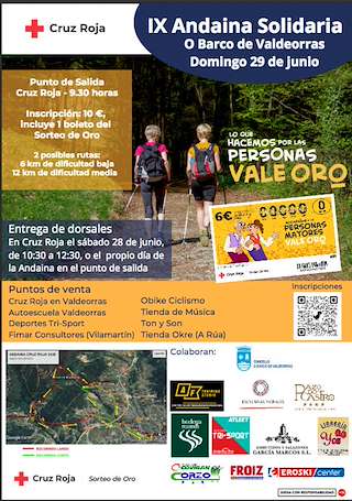 Fechas, información, programa, cartel, imágenes, mapa y ubicación de IX Andaina Solidaria  en  O Barco de Valdeorras