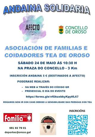 Fechas, información, programa, cartel, imágenes, mapa y ubicación de Andaina Solidaria  en  Oroso