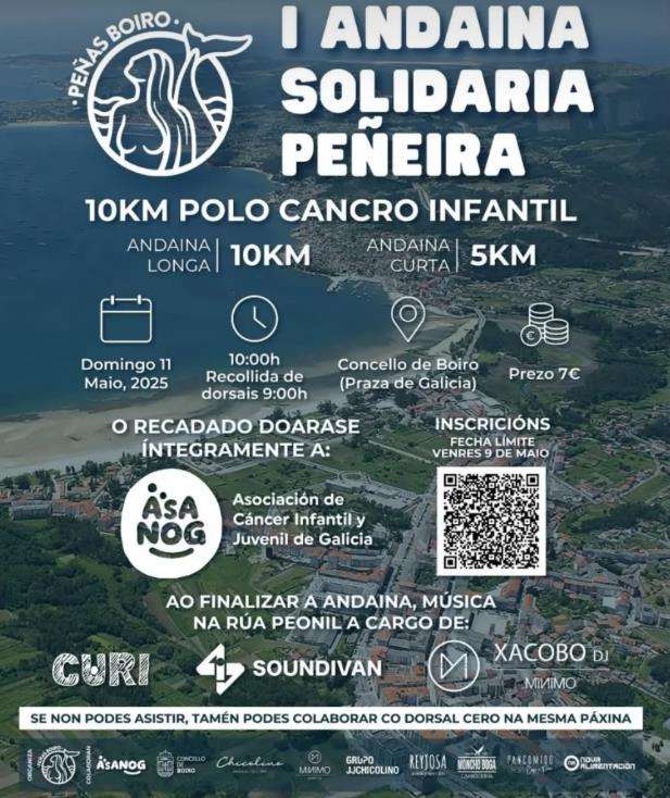 I Andaina Solidaria Peñeira  (2025) en Boiro
