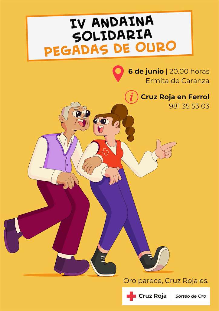 Andaina Solidaria Pegadas de Ouro (2025) en Ferrol