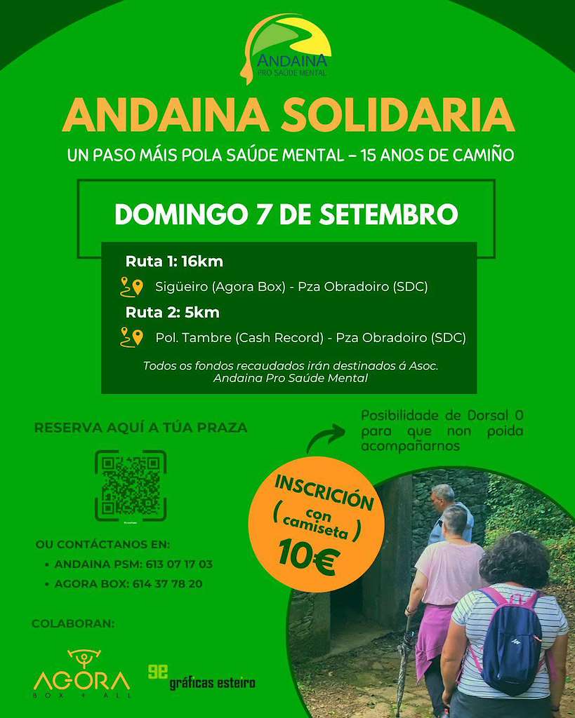 Andaina Solidaria Pola Saúde Mental (2025) en Oroso