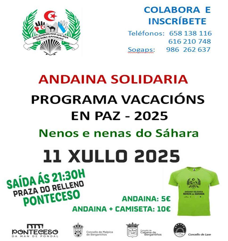 Andaina Solidaria (2025) en Ponteceso