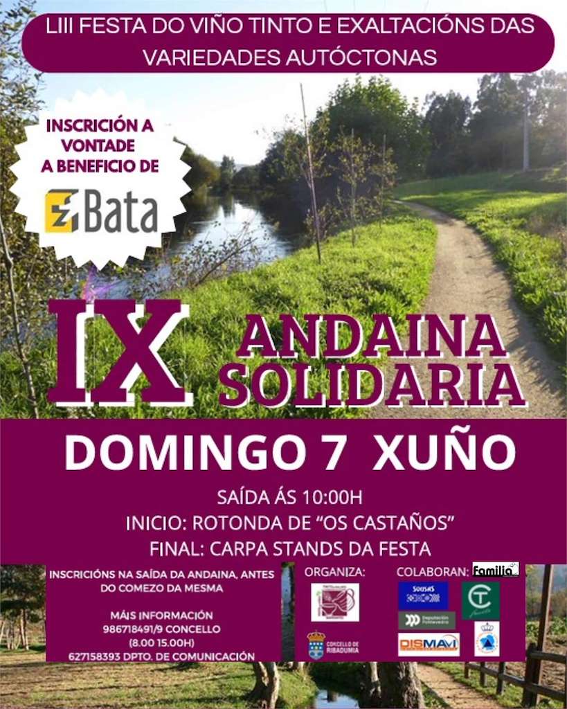 IX Andaina Solidaria (2026) en Ribadumia