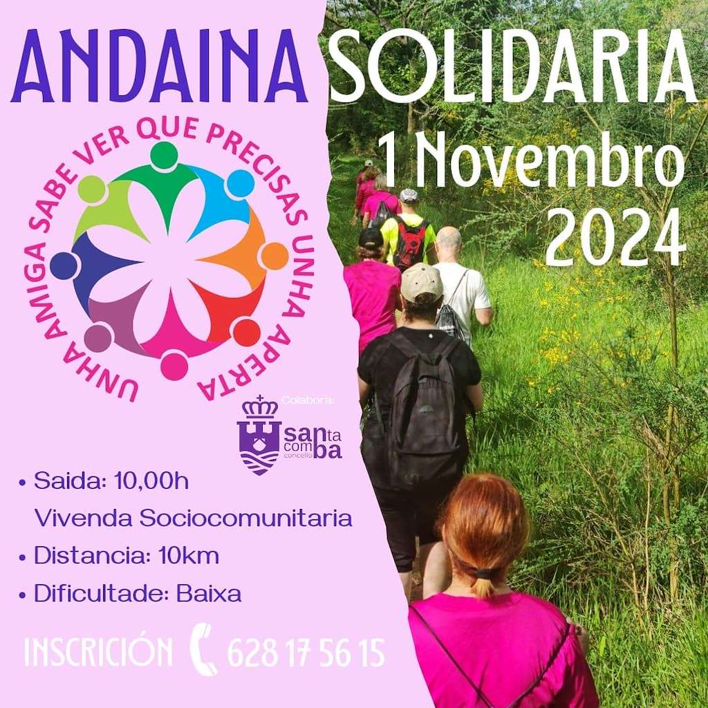 Andaina Solidaria en Santa Comba