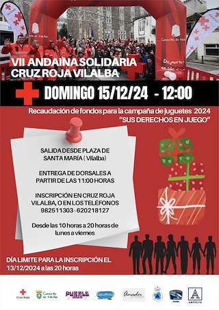Fechas, información, programa, cartel, imágenes, mapa y ubicación de VII Andaina Solidaria  en  Vilalba
