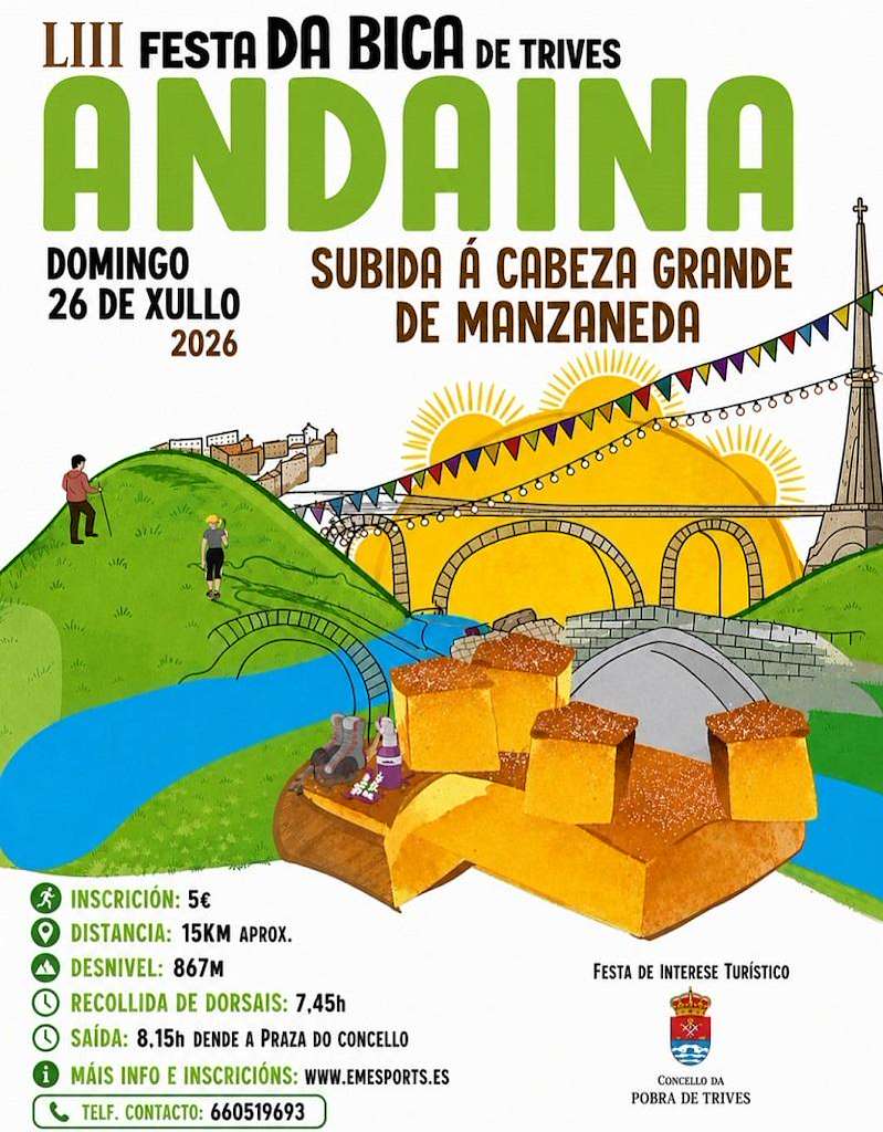 Andaina Subida a Manzaneda (2026) en A Pobra de Trives