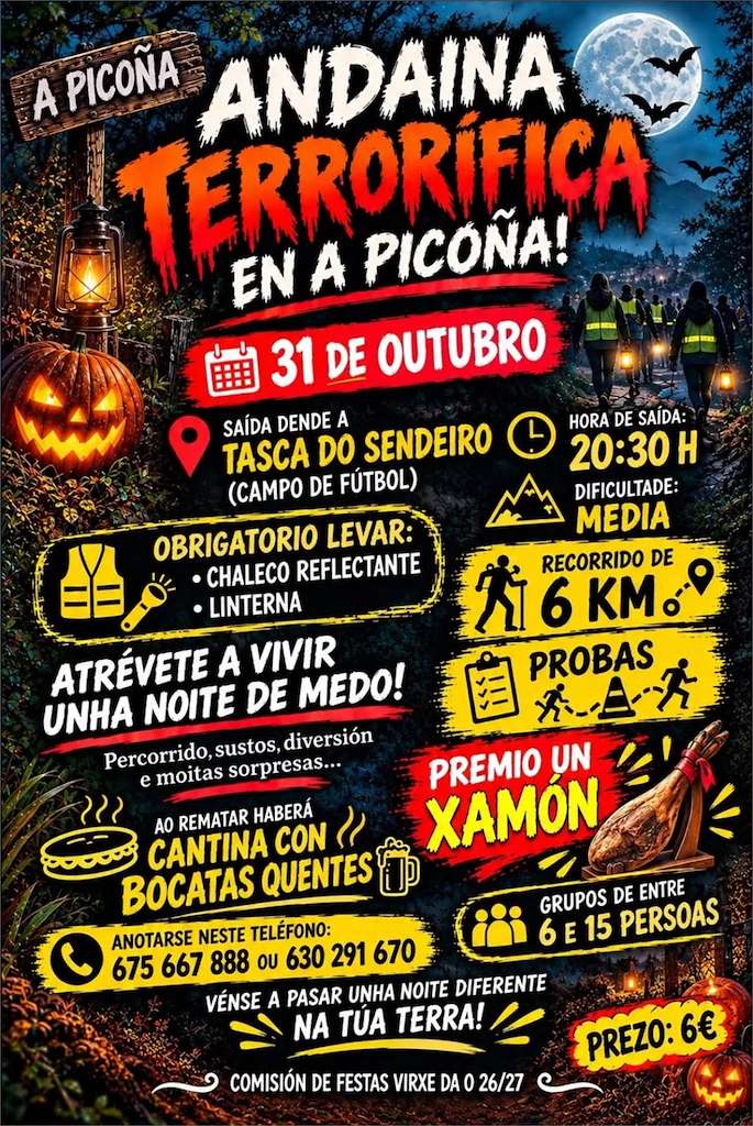 Andaina Terrorífica de A Picoña (2026) en Salceda de Caselas