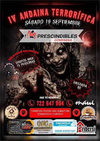 Fechas, información, programa, cartel, imágenes, mapa y ubicación de IV Andaina Terrorífica de Coruxo (2026)  en  Vigo
