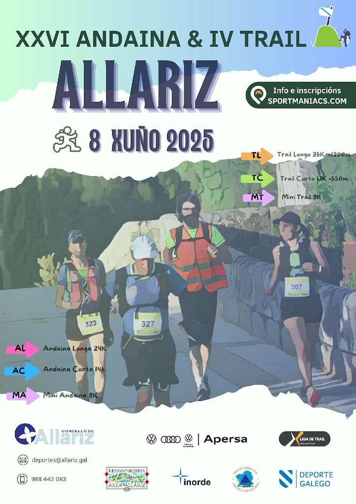 XXVI Andaina y IV Trail (2025) en Allariz