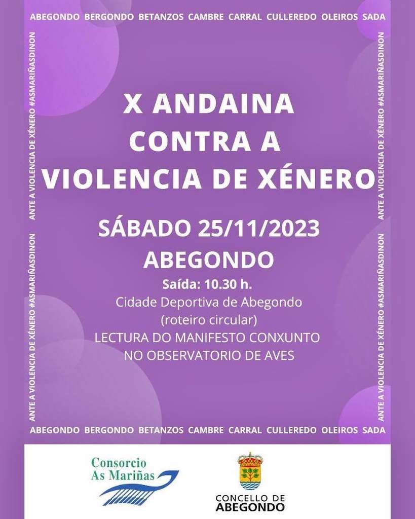  X Andiana Contra a Violencia de Xénero  en Abegondo