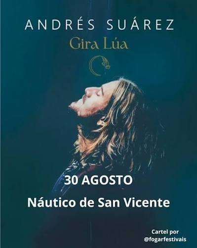 Andrés Suárez en Concierto (2026) en O Grove